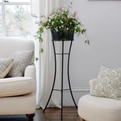 Jasmine In Silhouette Plant Stand